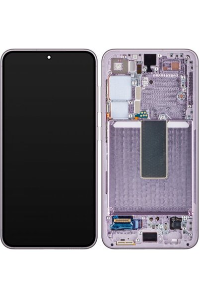 Samsung Μονάδα οθόνης LCD για Galaxy S23 S911, Λεβάντα - (GH82-30480D, GH82-3...