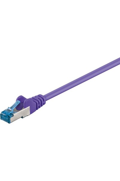 goobay Καλώδιο Patch CAT 6 A, S/FTP (PiMF), βιολετί 1,5 μ. - (95608)