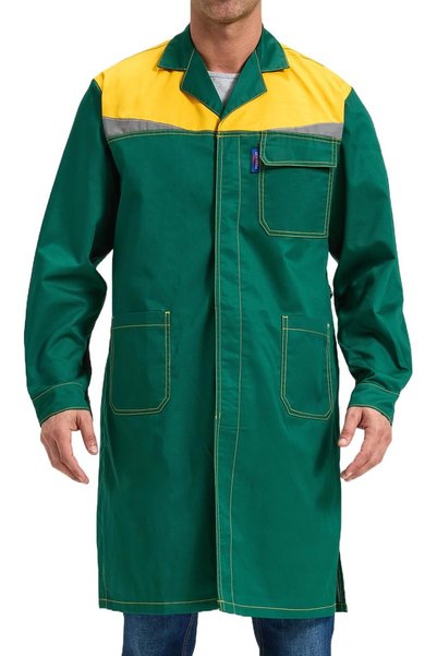 OtherMax Halat de Laborator de Lucru SSM Profesional Bărbătesc Verde Mărimea L