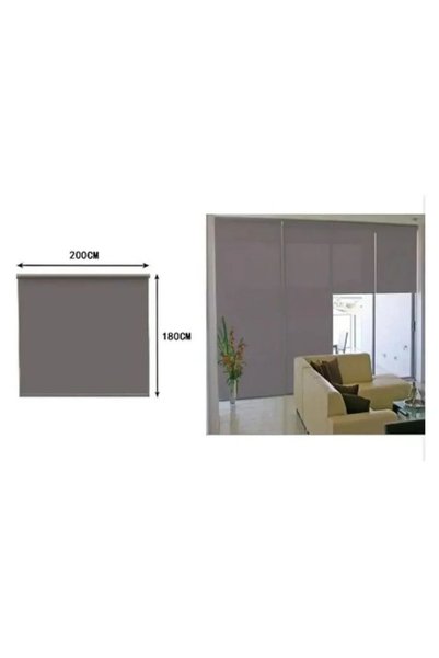 OEM Σύστημα σκίασης στόρι ρόλλερ Medida 200×180 εκ. σε γκρι χρώμα