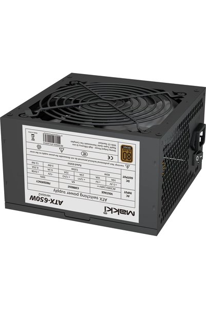 MAKKİ Τροφοδοτικό 650W Έκδοση Bronze 2 - -ATX-650V2 - (MAKKI-ATX-650V2)