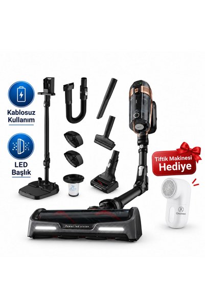 TEFAL X-Force Flex 15.60 Animal Kablosuz Şarjlı Dikey Süpürge Tiftik Makinesi...