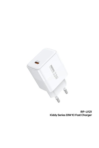 Remax Φορτιστής χωρίς καλώδιο με θύρα USB-C 33W λευκός (RP-U121) - EU Plug