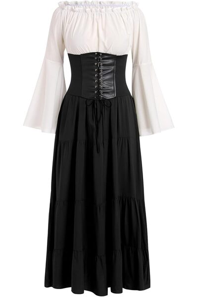 OtherMax Rochie Medievală Gotică Renascentistă Costum de Halloween Deghizare M