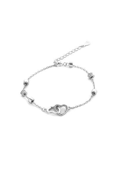Sonis Silver Brățară din argint 925 rodiat cu cubic zirconia, transparentă