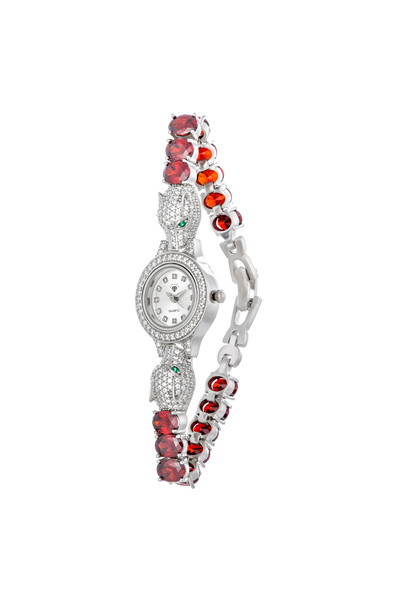 Sonis Silver Ceas din argint 925 rodiat cu zirconia fațetată și cubic zirconi...