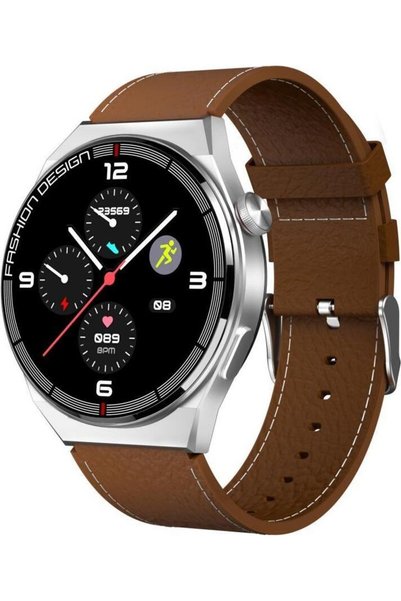 Xo J1 Porsche Έξυπνο Ρολόι 1.28'', Λειτουργία Κλήσης, Ασημί - (J1SV)