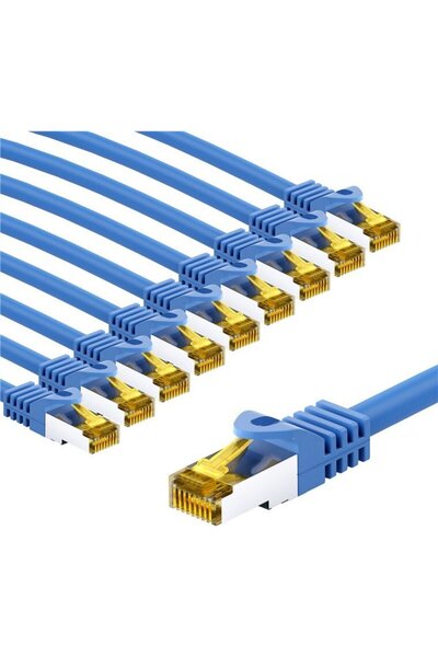 goobay Καλώδιο patch RJ45 CAT 6A S/FTP (PiMF), 500 MHz, με καλώδιο πρώτης ανά...