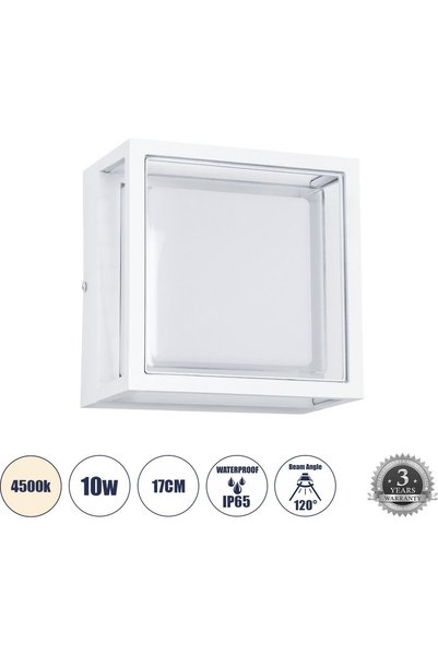 GloboStar® GloboStar Majestic Φωτιστικό Τοίχου/Απλίκα Εσωτερικού/Εξωτερικού Χ...