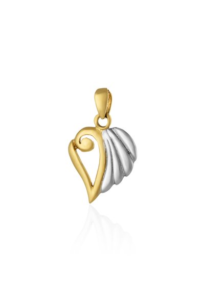 Sonis Silver Pandantiv din aur 585 / 14K, galben și alb