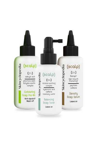SKINCYCLOPEDIA Set pentru îngrijirea scalpului cu acid salicilic, peptide și ...