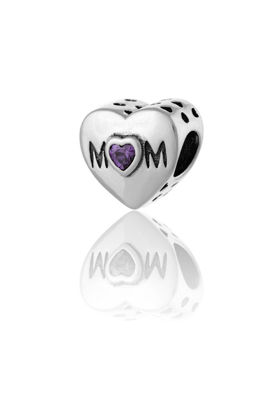 Sonis Silver Talisman pentru brățară din argint 925 rodiat cu zirconia fațeta...