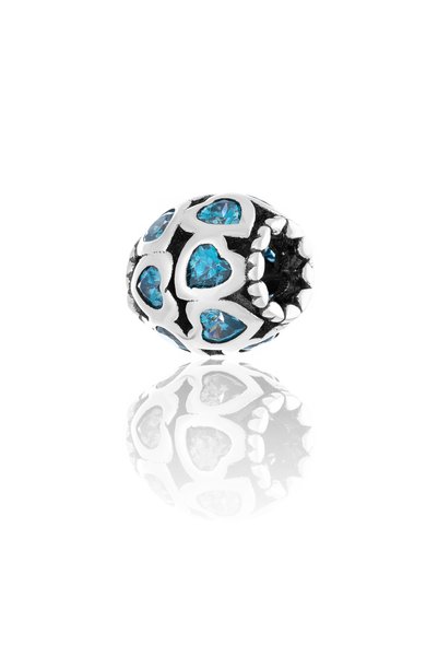 Sonis Silver Talisman pentru brățară din argint 925 rodiat cu zirconia fațeta...