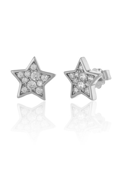 Sonis Silver Cercei din argint 925 rodiat cu cubic zirconia, transparentă - 1...