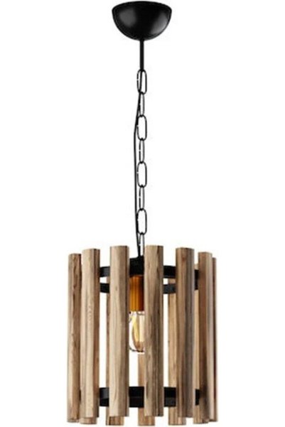 GloboStar® GloboStar Prismon Vintage Κρεμαστό Φωτιστικό Οροφής Διχτυωτό Μονόφ...