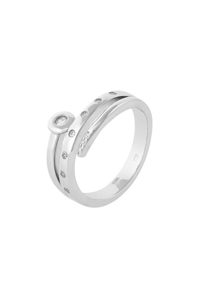 Sonis Silver Inel din argint 925 rodiat cu zirconia fațetată și cubic zirconi...
