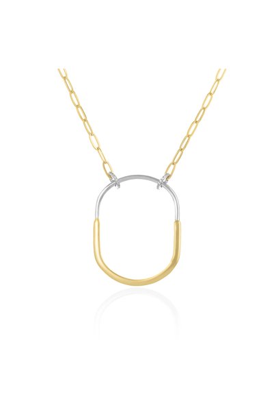Sonis Silver Lanț din argint 925, placat cu aur 585 / 14K cu cubic zirconia, ...