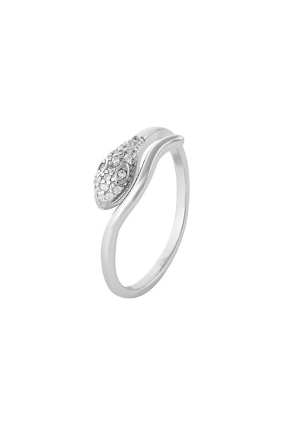 Sonis Silver Inel din argint 925 rodiat cu cubic zirconia, transparentă