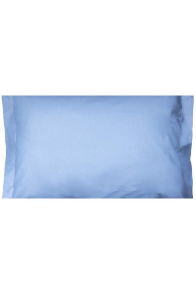COM LIVING Set of 2 pillowcases 50x70 cm ranforce cotton Sky blue