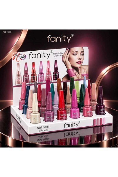 FANIT Shiny Manicure Set 24 Colors Vanity