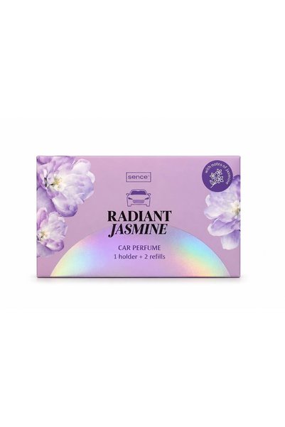 SENCE Radiant Jasmine car air freshener, 1 holder + 2 refills