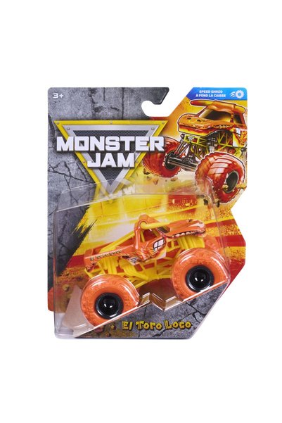 Monster Jam Speed ​​Shred Metal Masinuta El Toro Loco κλίμακα 1:64