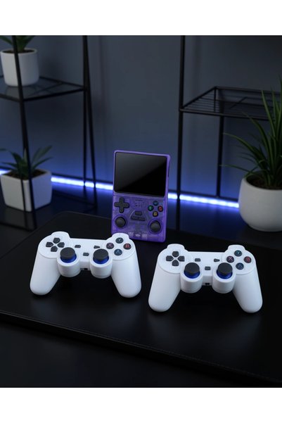 Nemere Retro Oyun Konsolu 3.5 İnç IPS Ekran Çift Kablosuz Kol UCZZM18PRO-1