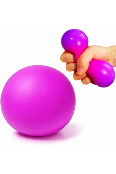 TERRIFI Color Changing Squishy Stress Ball, Soft Dough Figurine Sensory Squee...