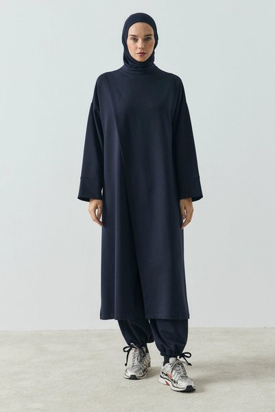 QANU Amar Tunic Navy Blue