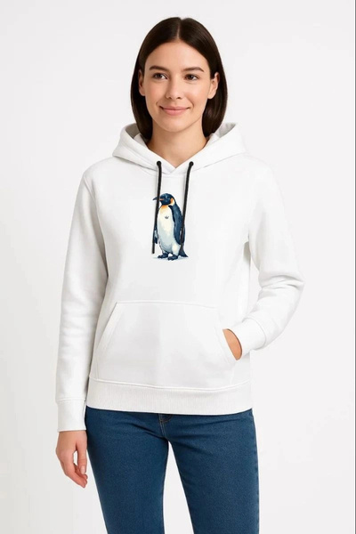 Marche Bien Marchè Bien Women's 3 Thread Cotton Hooded Hoodie Sweatshirt Surv...