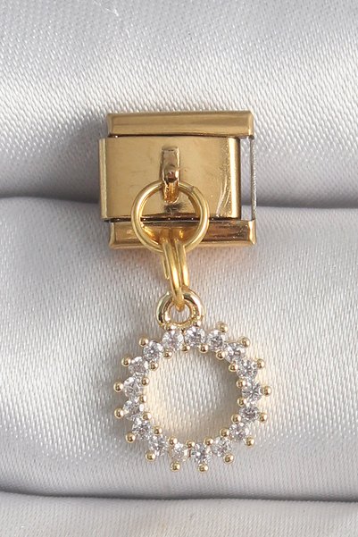 Angel Of Life 316L Steel Gold Color Zircon Stone Dangle Sun Model Nomination ...