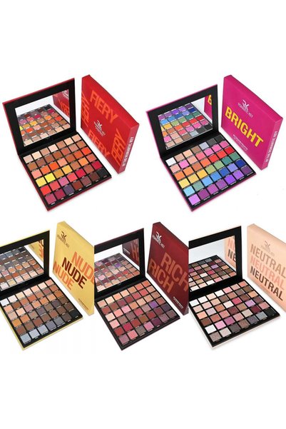 ROMANTIC KEY Set of 5 Eyeshadow Palettes 42 Colors