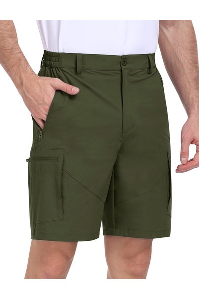 OtherMax Pantaloni scurți cargo bărbătești pentru trekking, cu uscare rapidă,...