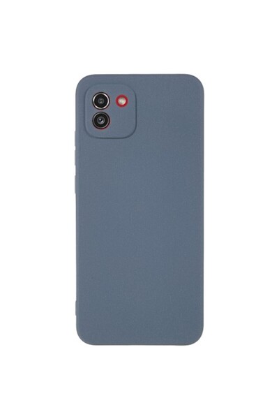 OEM Θήκη TPU Σιλικόνης Ματ για Samsung Galaxy A03 - Γκρι