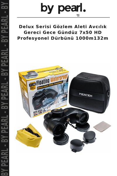By Pearl Delux Serisi Gözlem Aleti Avcılık Gereci Gece Gündüz 7x50 HD Profesyonel Dürbünü 1000m132m