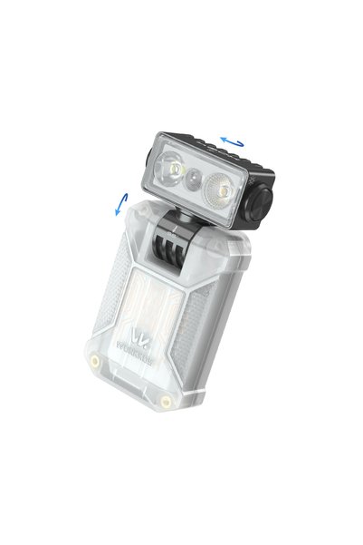 Bluejw New Wurkkos HD04 EDC Flashlight 750LM 180 Degree Rotating Head RGB Mag...