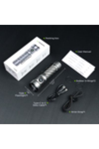 Bluejw مصباح يدوي Wurkkos TS26 Anduril 2.0 EDC مع مصباح Nichia 519A عالي الجو...