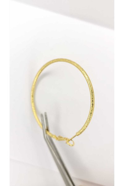 ÖZÇTAKI Steel Gold Hoop Earrings Vip Design Women's Earrings Non Tarnish Antiallergic Women's Jewelry