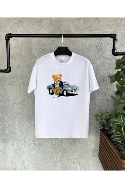 Marche Bien Unisex Kids Printed T-Shirt - White