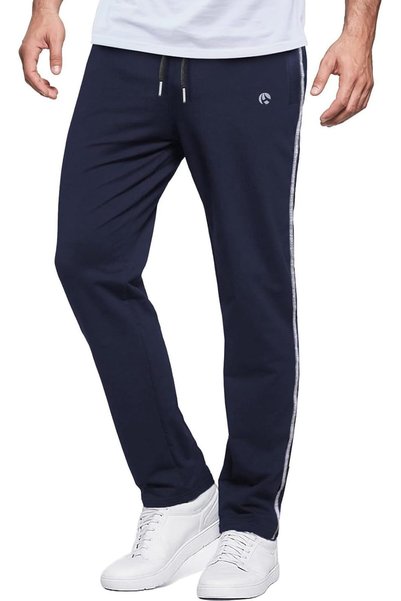 OtherMax Pantaloni trening bărbați din bumbac Joggers respirabili bleumarin 3XL