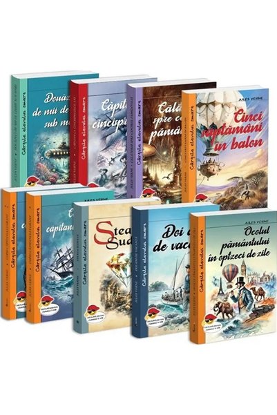 Cartex Pachet 9 carti: Jules Verne - Jules Verne