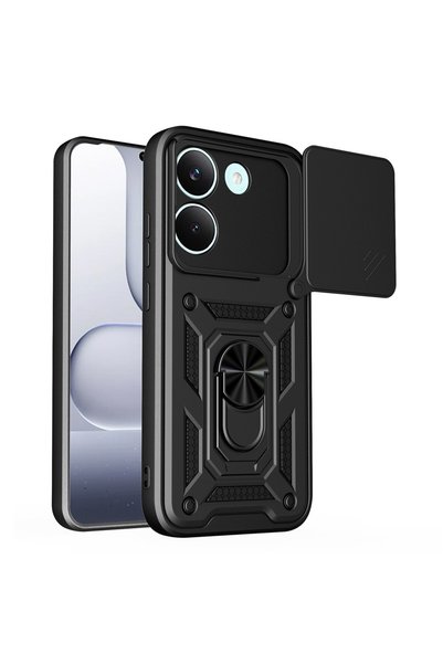 OEM Υβριδική Θήκη Xiaomi Poco X8 Pro 5G, Μαγνητικό Δαχτυλίδι & Προστασία Κάμε...