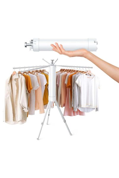 Arabest Tripod, Portable Foldable Drying Rack, Space-Saving Aluminum for Laun...