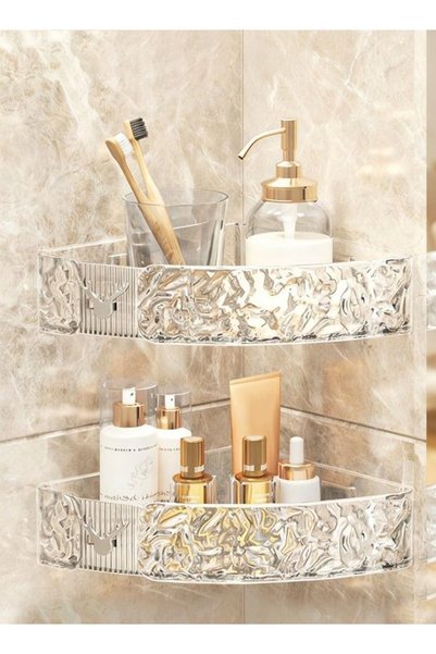 Haidue 2 PCS Shower Caddy Shelf, Corner Bathroom Shelf For Bathroom Organizer...