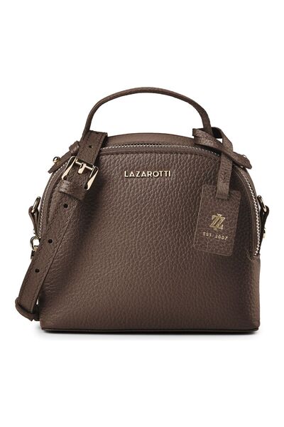 Lazarotti Geantă crossbody din piele Bologna, Piele, 17 cm