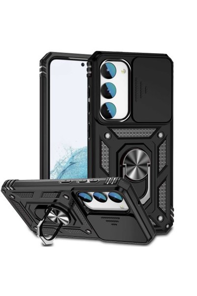 OEM Υβριδική Θήκη για Samsung Galaxy S23 Plus με Πορτάκι Κάμερας και Δαχτυλίδ...