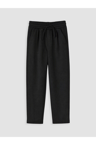 LC Waikiki Nevavm Black Plain Standard & Regular Straight-Leg Boys' Trousers ...