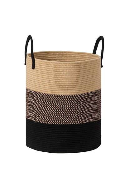 Generic Brand Coș de rufe din material textil de 45L, multifuncțional, pentru...