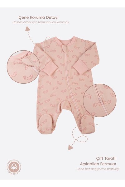kitikate Organik Pinkwing Patikli Tulum Pembe