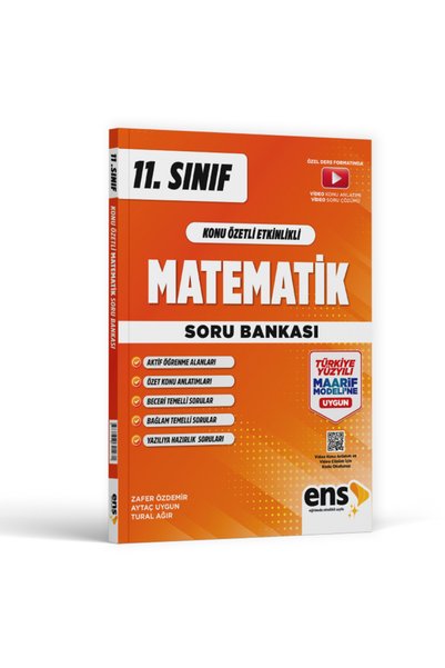 Ens Yayıncılık 11. Sınıf Matematik Maarif Konu Özetli Etkinlikli Soru Bankası